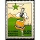 Viñeta Conmemorativa del 16a Hispana Kongreso de Esperanto. 1955. Gijón (Nuevo, con señal de fijasellos)