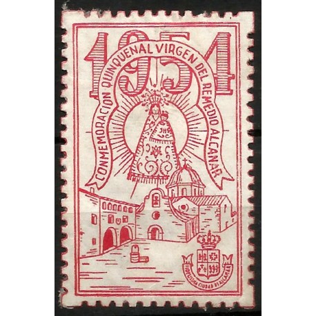 Viñeta Conmemorativa de la Virgen del remedio. Alcanar (Usado)