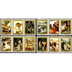Viñetas Conmemorativas de Pinturas de Goya (Nuevo, con señal de fijasellos)