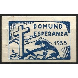 Viñeta Conmemorativa de Domund. Año 1955 (Usado)