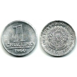 (570) Brasil. 1960. 1 Cruzeiro (EBC)