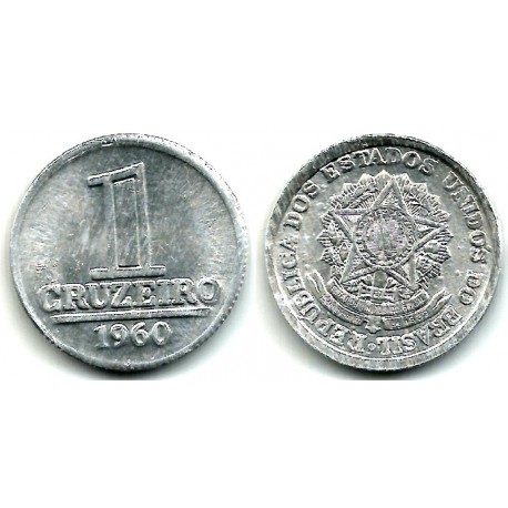 (570) Brasil. 1960. 1 Cruzeiro (EBC)