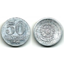 (569) Brasil. 1958. 50 Centavos (EBC-)