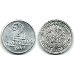 (571) Brasil. 1960. 2 Cruzeiros (EBC+)