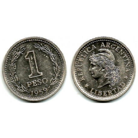 (57) Argentina. 1959. 1 Peso (MBC+)