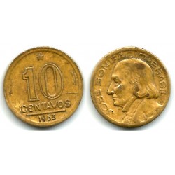 (561) Brasil. 1953. 10 Centavos (MBC)