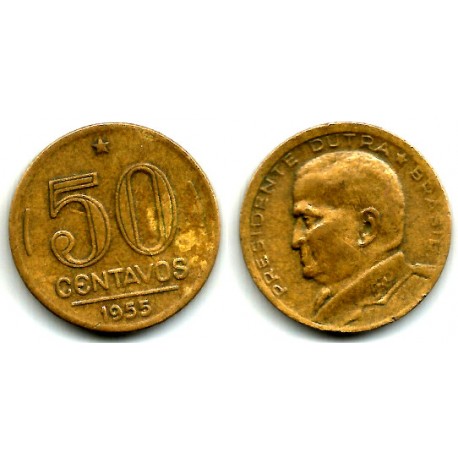 (563) Brasil. 1955. 50 Centavos (MBC)