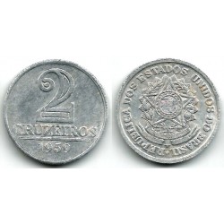 (571) Brasil. 1959. 2 Cruzeiros (MBC-)