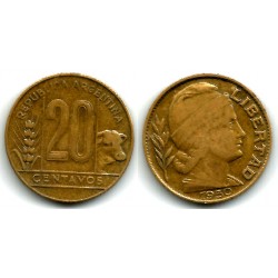 (42) Argentina. 1950. 20 Centavos (MBC)