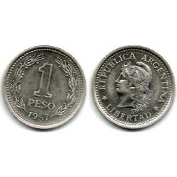 (57) Argentina. 1957. 1 Peso (MBC+)