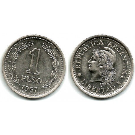 (57) Argentina. 1957. 1 Peso (MBC+)