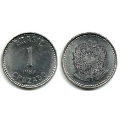 (605) Brasil. 1987. 1 Cruzado (SC-)
