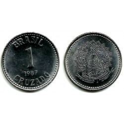 (605) Brasil. 1987. 1 Cruzado (SC-)
