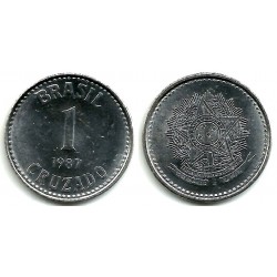 (605) Brasil. 1987. 1 Cruzado (SC-)