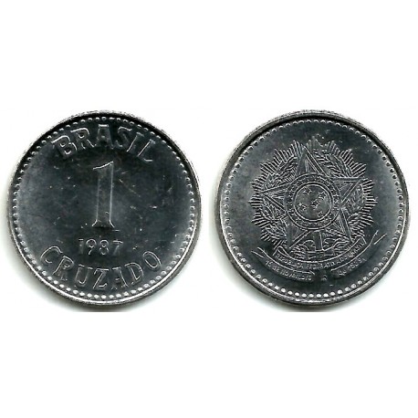 (605) Brasil. 1987. 1 Cruzado (SC-)