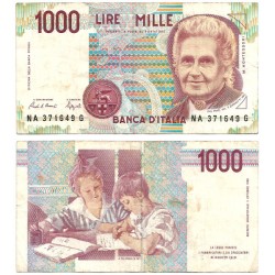 (114a) Italia. 1990. 1000 Lira (BC+)