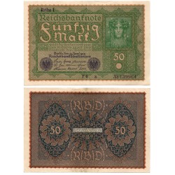 (66) Imperio Alemán. 1919. 50 Mark (EBC)