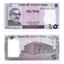 (64A) Bangladesh. 2022. 5 Taka (SC)