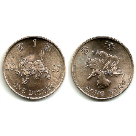 (75) Hong Kong. 1997. 1 Dollar (SC)