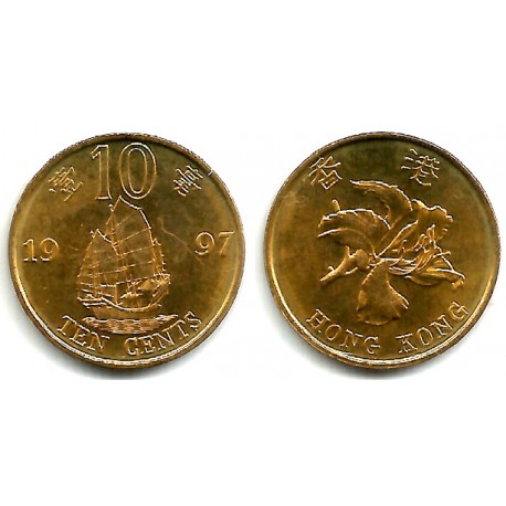 (72) Hong Kong. 1997. 10 Cents (SC)