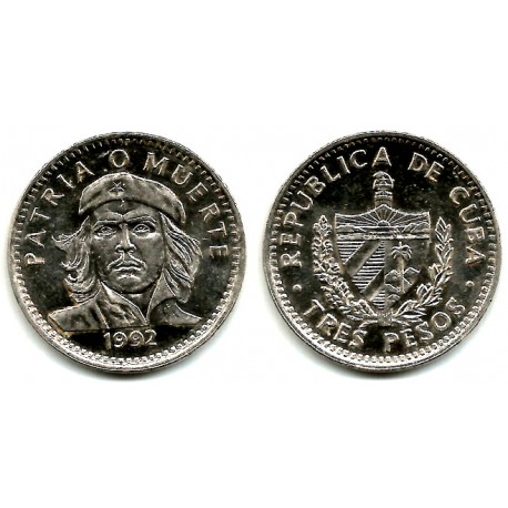 (346a) Cuba. 1992. 3 Pesos (SC)