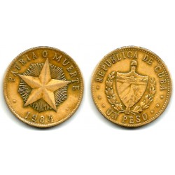 (105) Cuba. 1984. 1 Peso (MBC+)