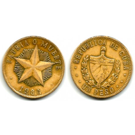 (105) Cuba. 1984. 1 Peso (MBC+)