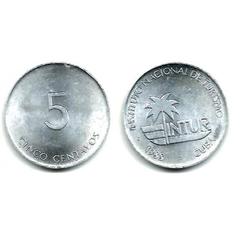 (413) Cuba. 1988. 5 Centavos (SC-)