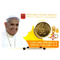 Ciudad del Vaticano. 2017. 50 Céntimos (SC) Coincard Nº 8
