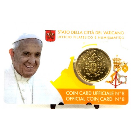 Ciudad del Vaticano. 2017. 50 Céntimos (SC) Coincard Nº 8