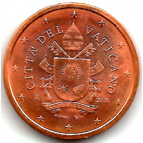 Ciudad del Vaticano. 2018. 5 Céntimos (SC)