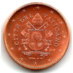 Ciudad del Vaticano. 2018. 1 Céntimo (SC)