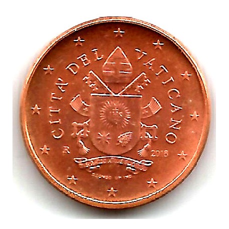 Ciudad del Vaticano. 2018. 1 Céntimo (SC)