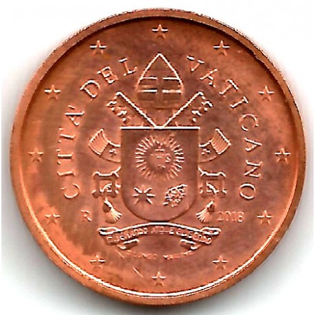 Ciudad del Vaticano. 2018. 2 Céntimos (SC)