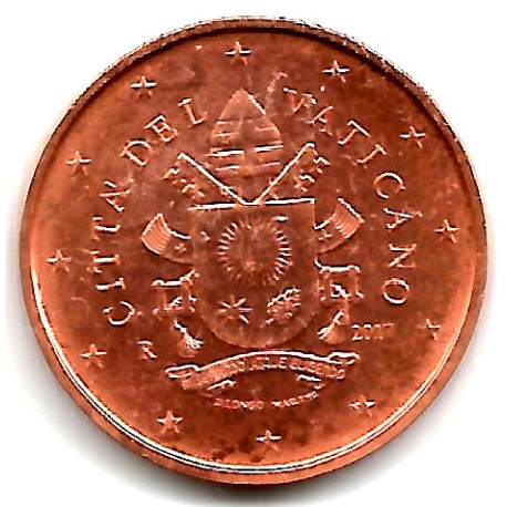 Ciudad del Vaticano. 2017. 2 Céntimos (SC)