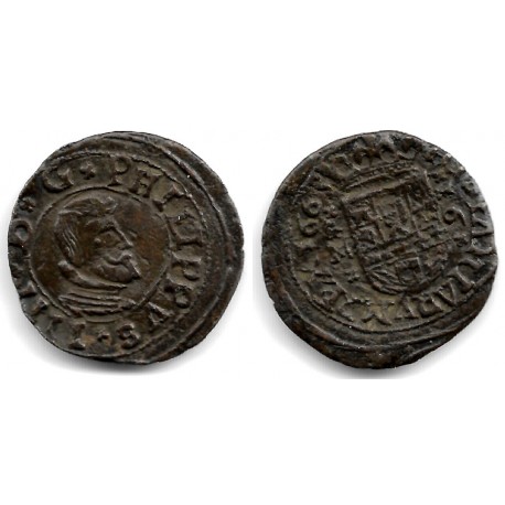 Felipe III. 1663. 16 Maravedí (MBC-) Ceca de Valladolid M