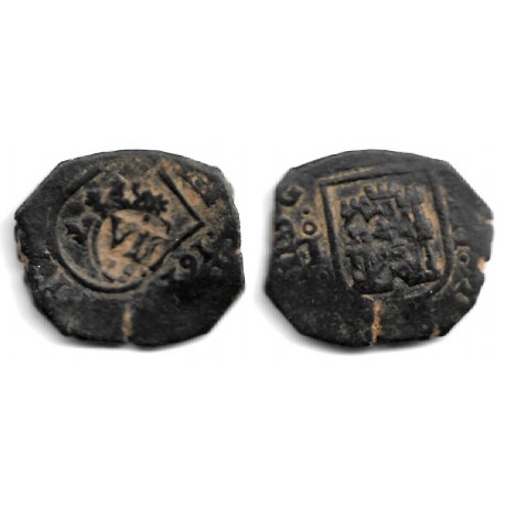 Felipe III/IV. 162X. Maravedí Resellado (BC) Resellos Varios