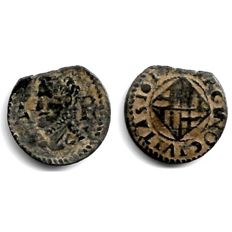 Felipe III. 161X. Ardite (MBC-) Ceca de Barcelona AR