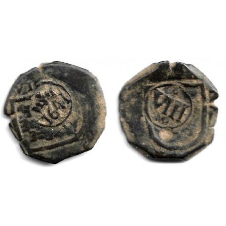 Felipe IV. Sin Fecha. Maravedí Resellado (BC+)