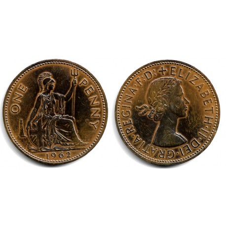 (897) Gran Bretaña. 1962. 1 Penny (MBC)