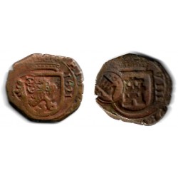 Felipe III/IV. 1621. Maravedí Resellado (BC+)