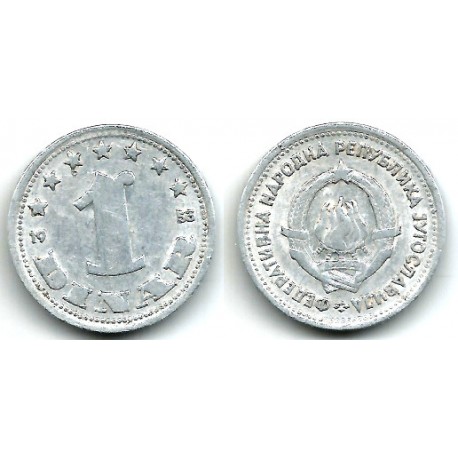 (30) Yugoslavia. 1953. 1 Dinar (BC+)