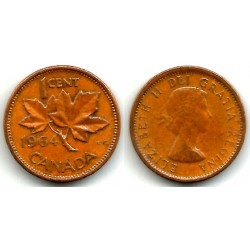(49) Canadá. 1964. 1 Cent (BC+)