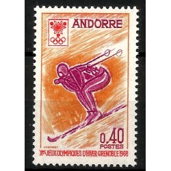 Andorra Francesa. 1968. 0,40 Centimes (Nuevo) Grenoble 68