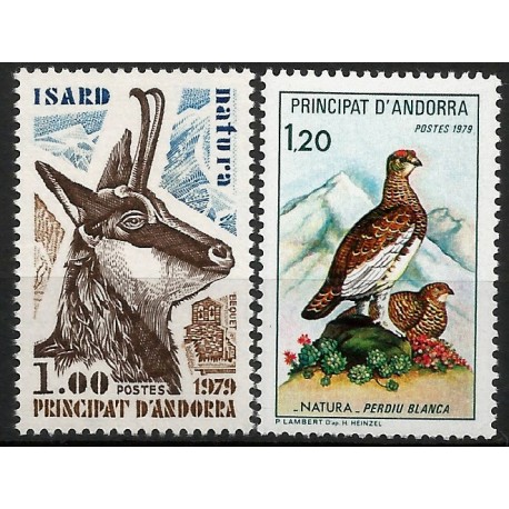 Andorra Francesa. 1979. Serie Completa (Nuevo) Pro Naturaleza