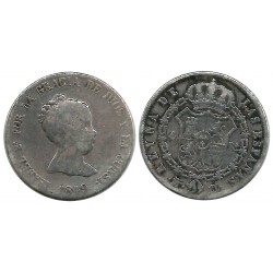 Isabel II. 1849. 4 Reales (BC-/BC) (Plata) Ceca de Madrid CL