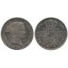 Isabel II. 1868. 20 Centavos (BC/BC+) (Plata) Ceca de Manila