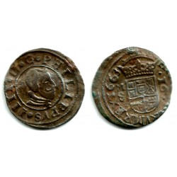 Felipe IV. 1663. 16 Maravedí (BC+) Ceca de Madrid S
