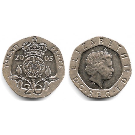 (990) Gran Bretaña. 2005. 20 Pence (MBC+)