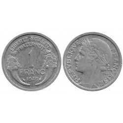 (885a.1) Francia. 1945. 1 Franc (BC+)